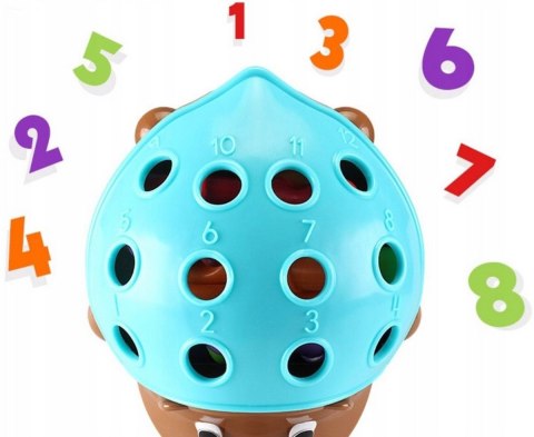 WOOPIE Gra Zręcznościowa Jeżyk Sorter Montessori Nauka Liczb i Kolorów 4w1 WOOPIE Gra Zręcznościowa Jeżyk Sorter Montessori Nauka Liczb i Kolorów 4w1