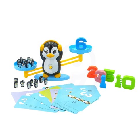 WOOPIE Waga Równoważnia Szalkowa Nauka Liczenia Pingwin WOOPIE Waga Równoważnia Szalkowa Nauka Liczenia Pingwin