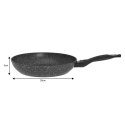 ZESTAW 3 PATELNI 20/24/28CM KLAUSBERG MARMO GOLD KB-7290