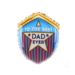 Balon foliowy To the best Dad ever 45x59cm PartyPal
