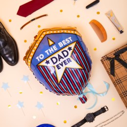 Balon foliowy To the best Dad ever 45x59cm PartyPal