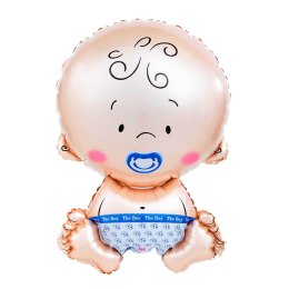 Balon foliowy bobas chłopiec 50x75cm VivaParty