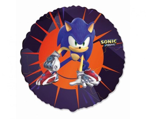 Balon foliowy okrągły - Sonic, 18" / 46 cm - Flexmetal Flexmetal Balon foliowy okrągły - Sonic, 18" / 46 cm - Flexmetal Flexmetal
