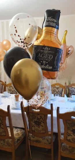 Balon foliowy urodzinowy, Butelka Whisky, 76 cm Arpex