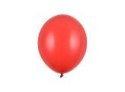 Balony lateksowe Strong, Czerwone, Pastel Poppy Red, 23cm, 100 szt. Partydeco