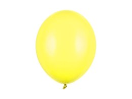 Balony lateksowe Strong, Żółte, Pastel Lemon Zest, 30cm, 100 szt Partydeco