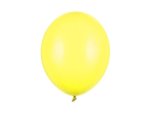 Balony lateksowe Strong, Żółte, Pastel Lemon Zest, 30cm, 100 szt Partydeco Balony lateksowe Strong, Żółte, Pastel Lemon Zest, 30cm, 100 szt Partydeco
