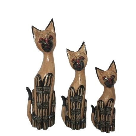 Koty drewniane 3szt 50 / 40 / 30cm TK109M Koty drewniane 3szt 50 / 40 / 30cm TK109M