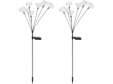 Lampa 2szt solarna ogrodowa meduza LED 87cm soly8007cw Lampa 2szt solarna ogrodowa meduza LED 87cm soly8007cw