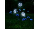 Lampa 2szt solarna ogrodowa meduza LED 87cm soly8007cw