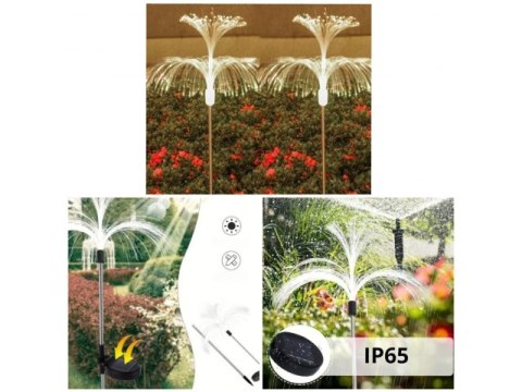 Lampa solarna 2szt. WARM WHITE / 100 MEDUZA FM209 Lampa solarna 2szt. WARM WHITE / 100 MEDUZA FM209