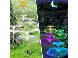 Lampa solarna ogrodowa meduza RGB/100