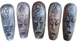 Maska drewniana - afrykańska 30cm | ER3/GA15