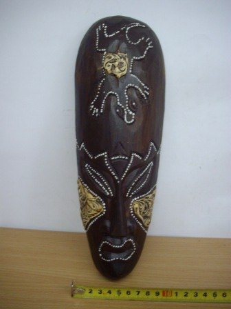 Maska drewniana - afrykańska 30cm | ER3/GA15 Maska drewniana - afrykańska 30cm | ER3/GA15