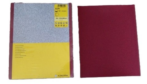 Papier ścierny PL28C arkusz 230 x 280 gr. 100 Klingspor - 50szt Papier ścierny PL28C arkusz 230 x 280 gr. 100 Klingspor - 50szt