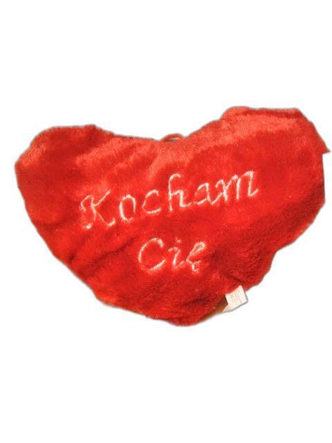 Poduszka serce KOCHAM CIĘ