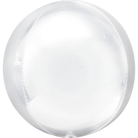 Balon Orbz kula biała 3D 40 cm Amscan / Anagram Balon Orbz kula biała 3D 40 cm Amscan / Anagram