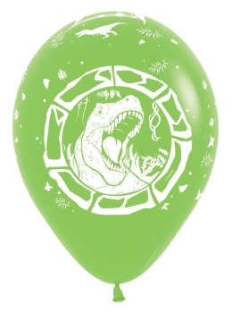 Balony lateksowe Sempertex Dinozaur T-Rex, Dino, 30cm, 25szt. Sempertex