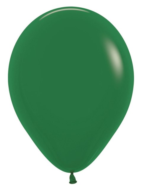 Balony lateksowe Sempertex, Forest Green butelkowa zieleń 30cm, 50szt. Sempertex