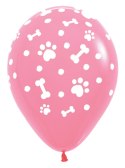 Balony lateksowe Sempertex Łapki, Psi Patrol 30cm, 25szt. Sempertex