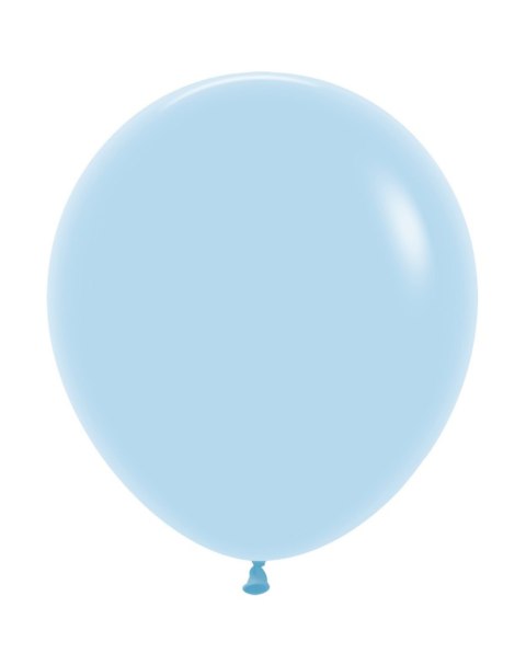Balony lateksowe Sempertex, Pastel Matte Blue, 45cm, 25 szt. Sempertex Balony lateksowe Sempertex, Pastel Matte Blue, 45cm, 25 szt. Sempertex