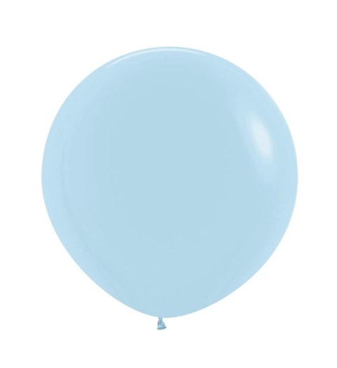 Balony lateksowe Sempertex, Pastel Matte Blue, 60cm, 10 szt. Sempertex Balony lateksowe Sempertex, Pastel Matte Blue, 60cm, 10 szt. Sempertex