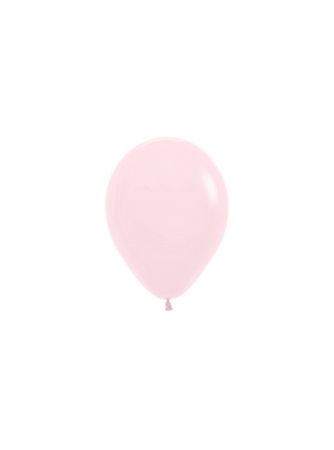 Balony lateksowe Sempertex, Pastel Matte Pink, 12cm, 50szt. Sempertex