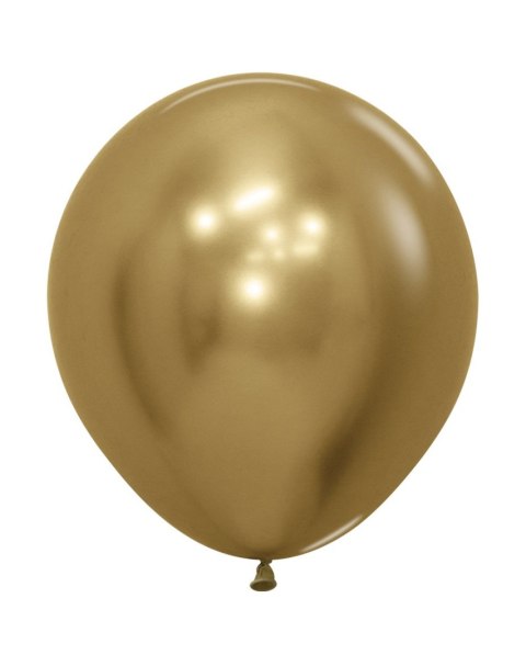 Balony lateksowe Sempertex, Reflex Gold, 45cm, 1szt. Sempertex