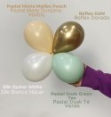 Balony lateksowe Sempertex Silk Oyster White, 30 cm, 50szt. Sempertex