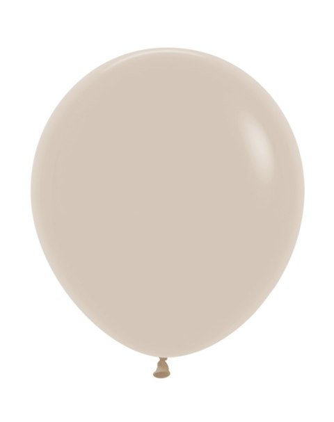 Balony lateksowe Sempertex White Sand 45cm, 1szt. Sempertex