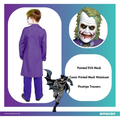 Strój, Kostium przebranie Joker 12-14 lat Amscan / Anagram Strój, Kostium przebranie Joker 12-14 lat Amscan / Anagram