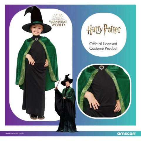 Strój, Kostium przebranie Profesor McGonagall Harry Potter, 8-10 lat Amscan / Anagram Strój, Kostium przebranie Profesor McGonagall Harry Potter, 8-10 lat Amscan / Anagram