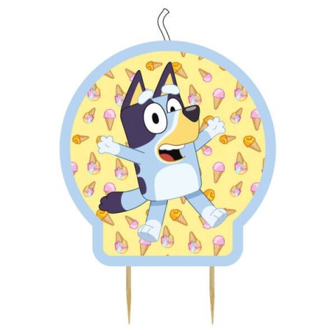 Świeczka urodzinowa Bluey, 10cm Amscan / Anagram