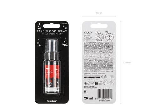 Sztuczna Krew w Sprayu Czerwona 28 ml Halloween Amscan / Anagram Sztuczna Krew w Sprayu Czerwona 28 ml Halloween Amscan / Anagram