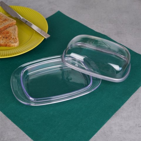 MASELNICZKA PLASTIKOWA MASELNICA PRZEZROCZYSTA POJEMNIK NA MASŁO HOBBY LIFE 127131 MASELNICZKA PLASTIKOWA MASELNICA PRZEZROCZYSTA POJEMNIK NA MASŁO HOBBY LIFE 127131