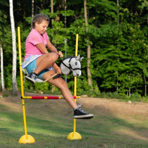 Hobby Horse Skippi - lekki koń na kiju - Szary A5 - prezent dla dziecka Hobby Horse Skippi - lekki koń na kiju - Szary A5 - prezent dla dziecka