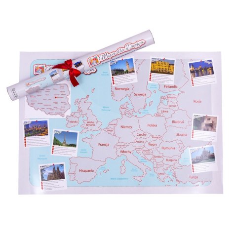 Mapa Zdrapka dla Dwojga Młodej Pary prezent ślubny Mapa Zdrapka dla Dwojga Młodej Pary prezent ślubny