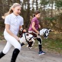 Skippi Hobby Horse - w plamy - brązowe plamki - koń na kiju - kantar