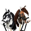 Skippi Hobby Horse - w plamy - czarne plamki - koń na kiju - kantar