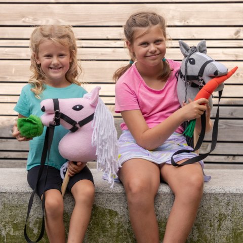 Skippi - lekki mały hobby horse A5 - różowy - prezent na dzień dziecka Skippi - lekki mały hobby horse A5 - różowy - prezent na dzień dziecka