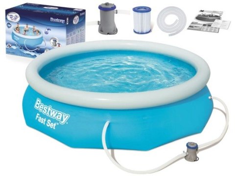 Basen ROZPOROWY 3,8l 305x76cm 8w1 Bestway | 57270 Basen ROZPOROWY 3,8l 305x76cm 8w1 Bestway | 57270