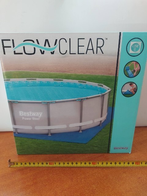 Mata pod basen 488x488cm BESTWAY | 58003 Mata pod basen 488x488cm BESTWAY | 58003