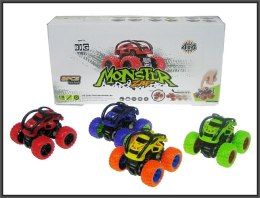 Auto monster 9cm obracające się - 8szt