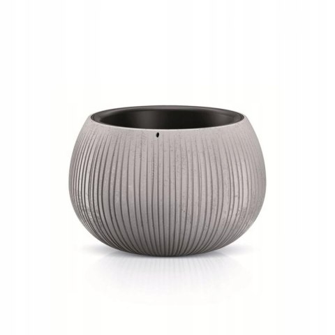 Doniczka z wkładem Beton Bowl 18cm szary | DKB180-422U Doniczka z wkładem Beton Bowl 18cm szary | DKB180-422U