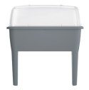 Szklarnia rozsadnik RESPANA PLANTER SET 77x39x h82 cm SZARY KAMIENNY