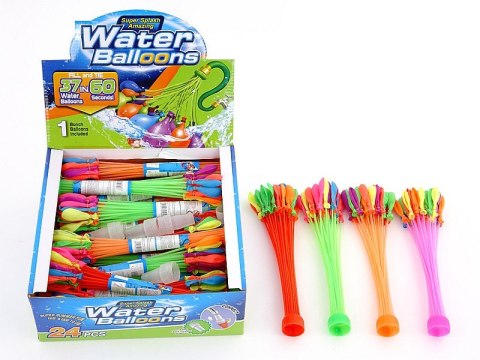 Balony 24kpl na wodę 8cm, wiązka 37szt Balony 24kpl na wodę 8cm, wiązka 37szt