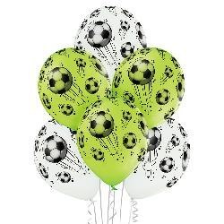 Balony Football 30cm 6 szt. | BN06-258