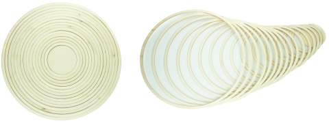 Ringi drewniane gr. 3 mm, szer. 1 cm 16 szt. | RD-5268 Ringi drewniane gr. 3 mm, szer. 1 cm 16 szt. | RD-5268