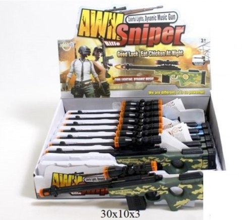 Karabin snajperski na baterie 8szt. 30cm Karabin snajperski na baterie 8szt. 30cm