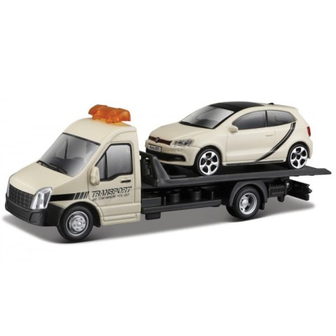 Auto laweta + VOLKSWAGEN POLO GTI BBURAGO 1:43 18-31403 Auto laweta + VOLKSWAGEN POLO GTI BBURAGO 1:43 18-31403